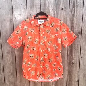 Corridor New York | Men's Tart Hawaiian Print S/S Shirt Ruby Size Medium